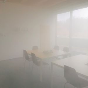 Bild Raum komplett vernebelt